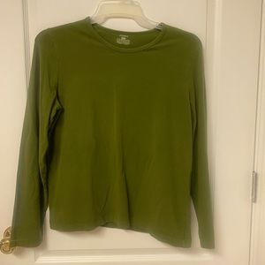 Jones New York green long sleeve shirt. Size XL